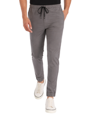 Joggers Deportivo Elástico Slim Fit - Gris Oxford