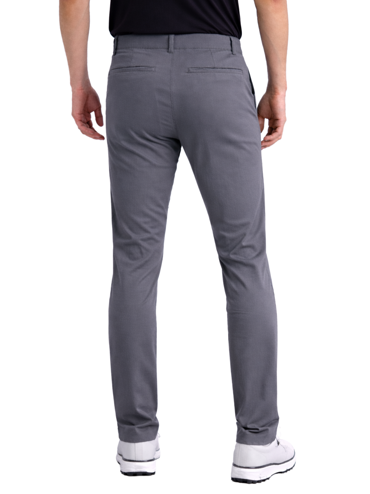 Pantalón Estilo Chino Deportivo Elástico Slim - Gris Oxford