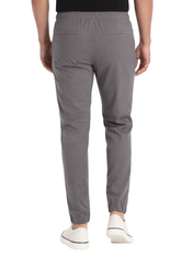 Joggers Deportivo Elástico Slim Fit - Gris Oxford