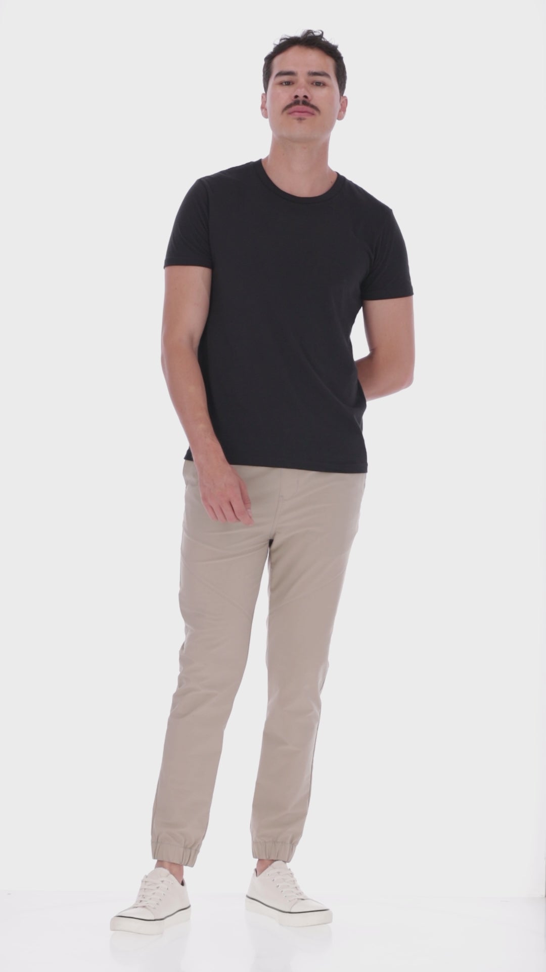 Jogger Deportivo Elástico Slim - Arena
