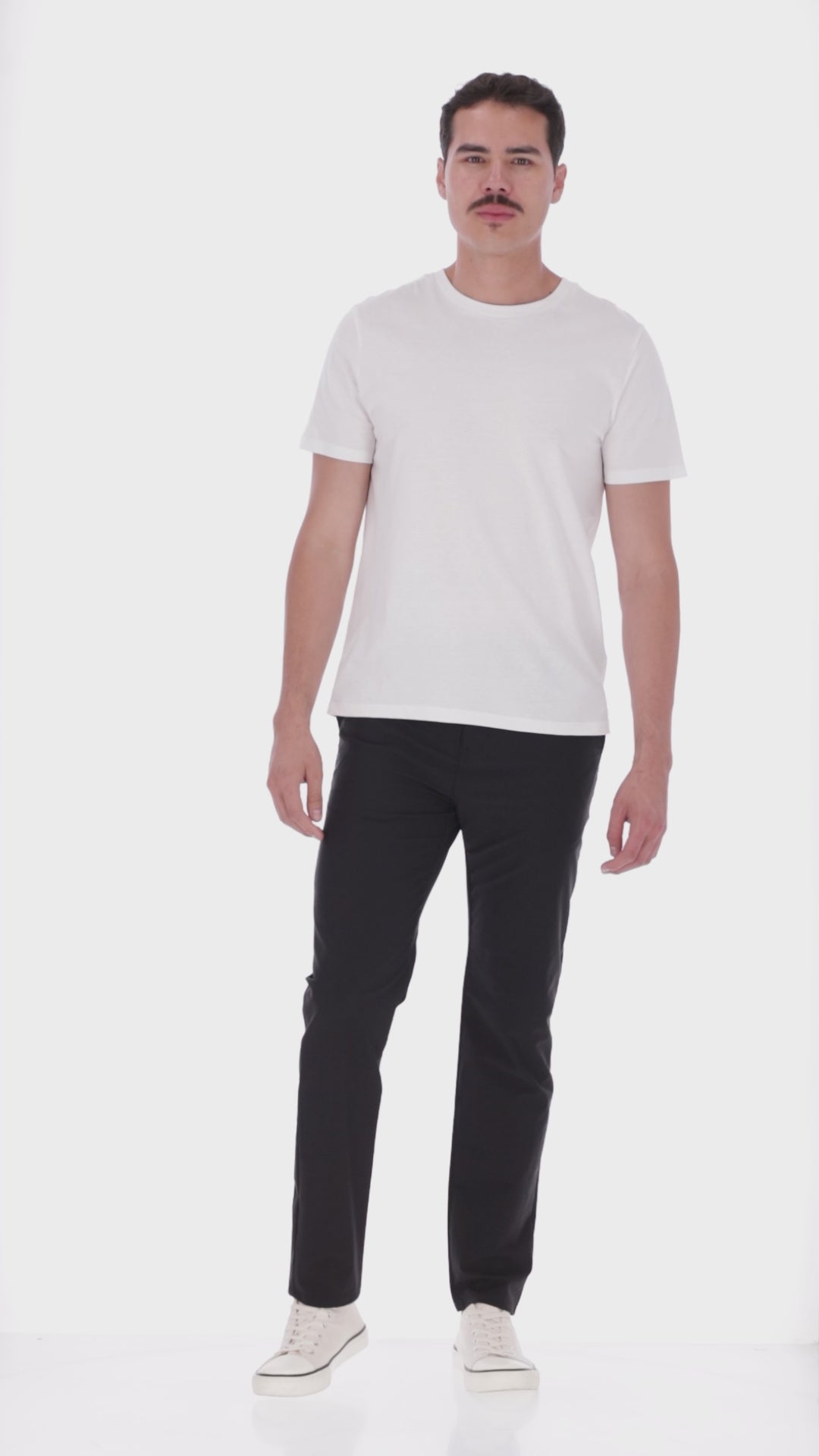 Pantalón Para Golf Elástico Slim - Negro
