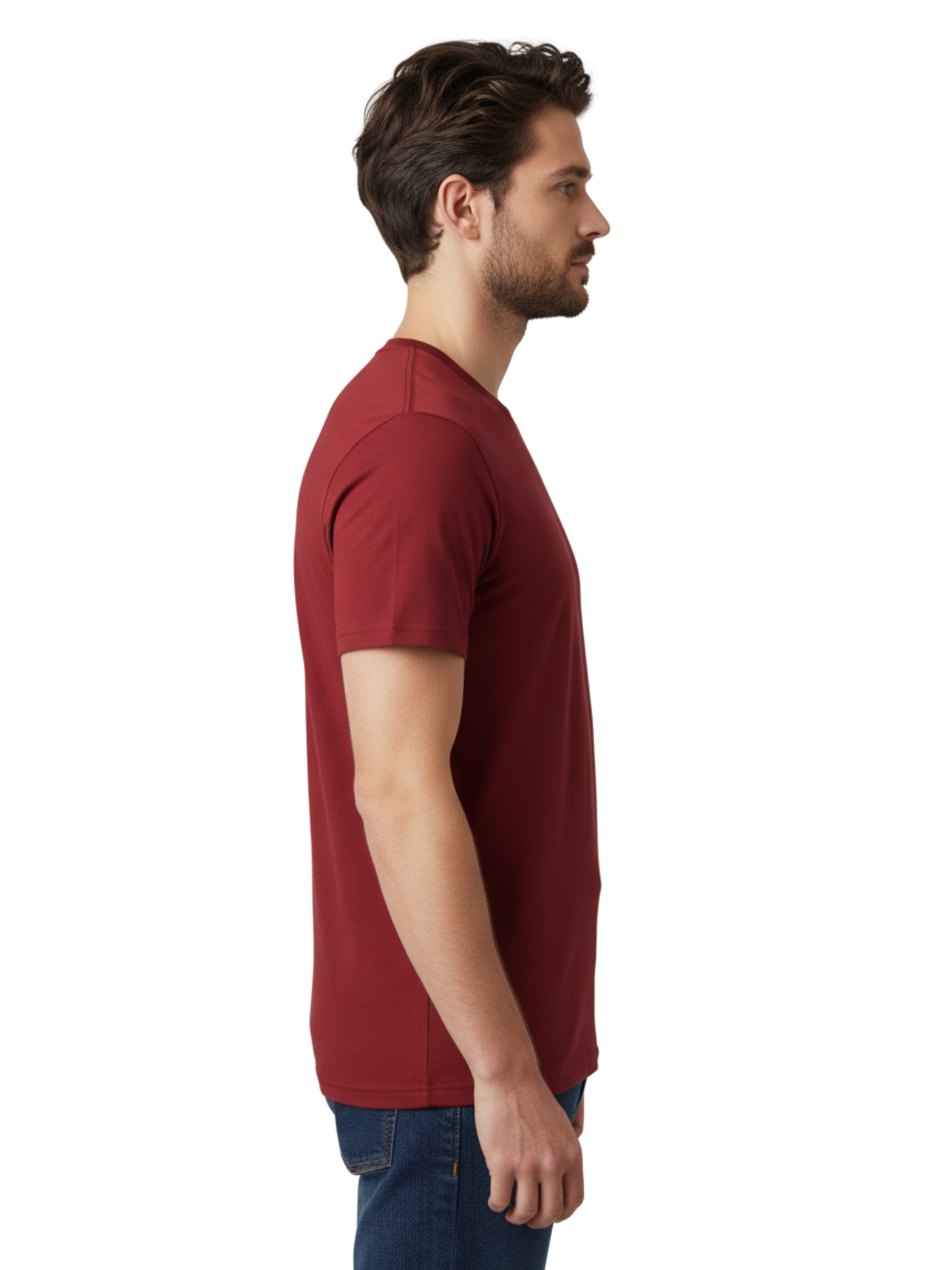 Playera Cuello Redondo Holstone Regular Fit - Rojo