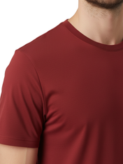 Playera Cuello Redondo Holstone Regular Fit - Rojo