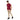 Playera Cuello Mao Slim Fit - Vino