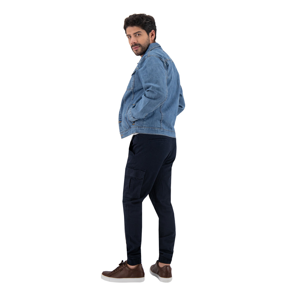 Chamarra de Mezclilla Premium - Light Blue Fire